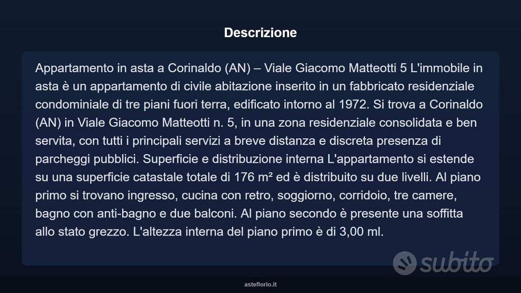 Appartamento – Corinaldo, Ancona - Vista 4