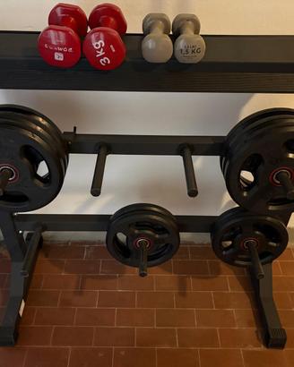Dischi Pesi Gommati Decathlon Corenght 28mm