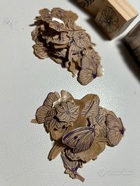 Immagini di 1cm di fiori, farfalla e coccinelle