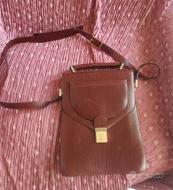 Borsello Uomo Tracolla Vera Pelle Artigianato Fior