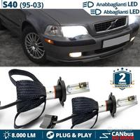 Lampade LED H4 per Fari Volvo S40 I CANbus 6500K