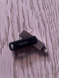 Cle Usb Flash Drive Sandisk 64Gb Lightning Used