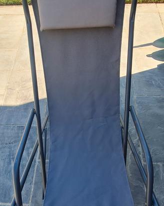 Sedia sdraio relax da esterno come nuova