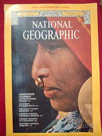 rivista National Geographic in inglese 1975