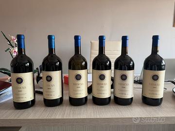 Lotto verticale sassicaia magnum