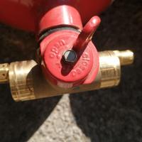 3 bombole metano con valvole nuove