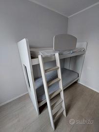 Letto a castello Siloma legno bicolore 90x210