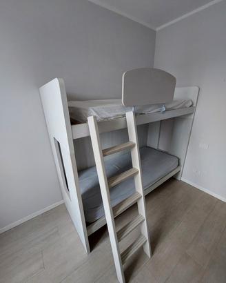 Letto a castello Siloma legno bicolore 90x210