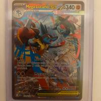CARTA POKEMON Mega Lucario ex ita (meg 179)