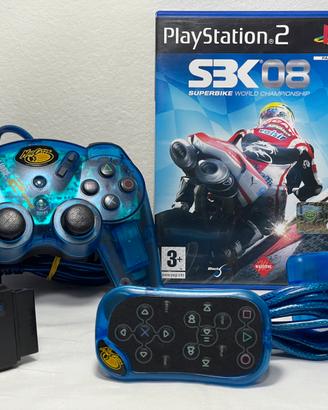 Set Mad Catz Blue PS2 | Controller + DVD Remoto