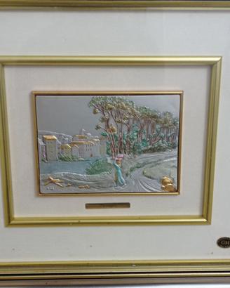 Quadro in foglia d'oro