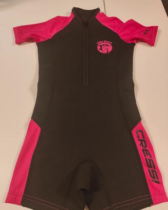 Tuta/Muta termica da nuoto bambina