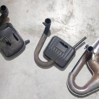 Marmitta Vespa Sprint e PX, cilindro albero 150