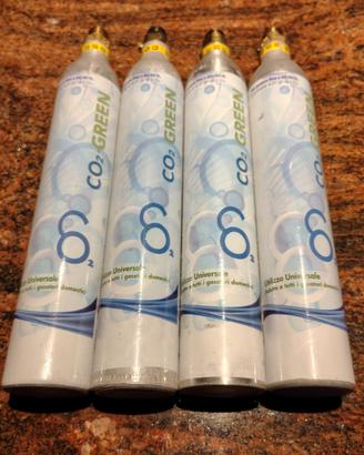 4 bombole CO2 Gasmarine ricaricabili