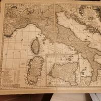Mappa Italia XVII secolo