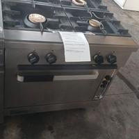 CUCINA 4 FUOCHI CON FORNO FORNO A GAS