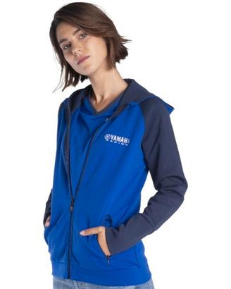 Felpa YAMAHA Donna PADDOCK BLUE 2024 mod. Kasua