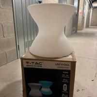 Lampada LED da terra multicolore