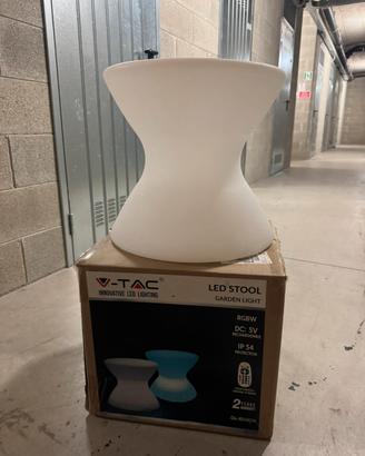 Lampada LED da terra multicolore