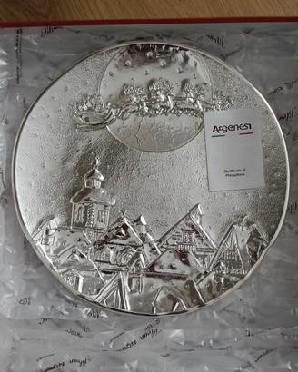 Piatto centrotavola natalizio Argenesi