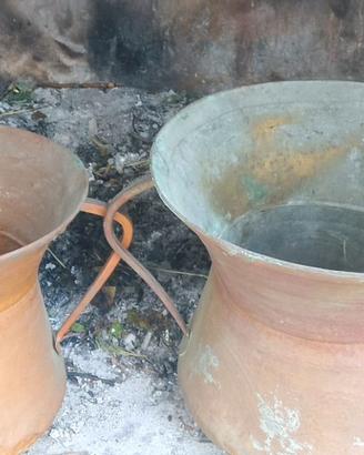 Coppia di Antichi vasi in Rame