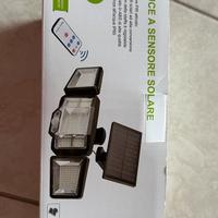 Lampada solare con sensore 204 LED