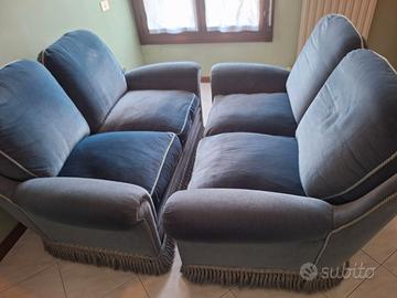 Coppia di Divanetti in Piuma d'Oca