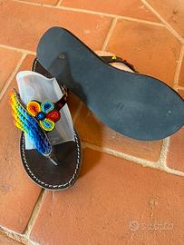 Ciabatte infradito , fatte a mano