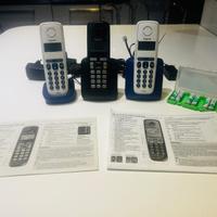 Telefoni Cordless trio intercomunicanti