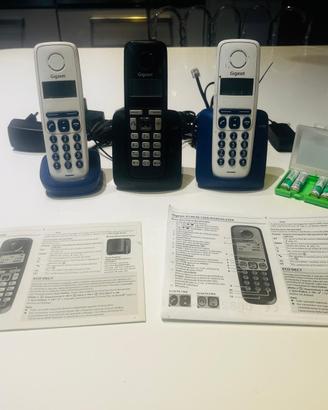Telefoni Cordless trio intercomunicanti