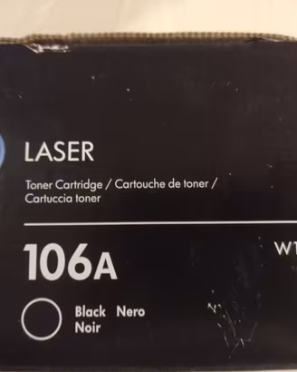 Cartuccia nera stampante laser HP