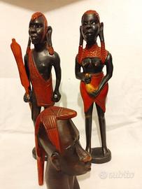 Statuette africane d'ebano