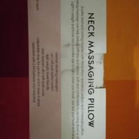 Cuscino massaggiatore per cervicale 