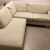 Divano modulare angolare artigianale