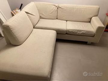Divano modulare angolare artigianale