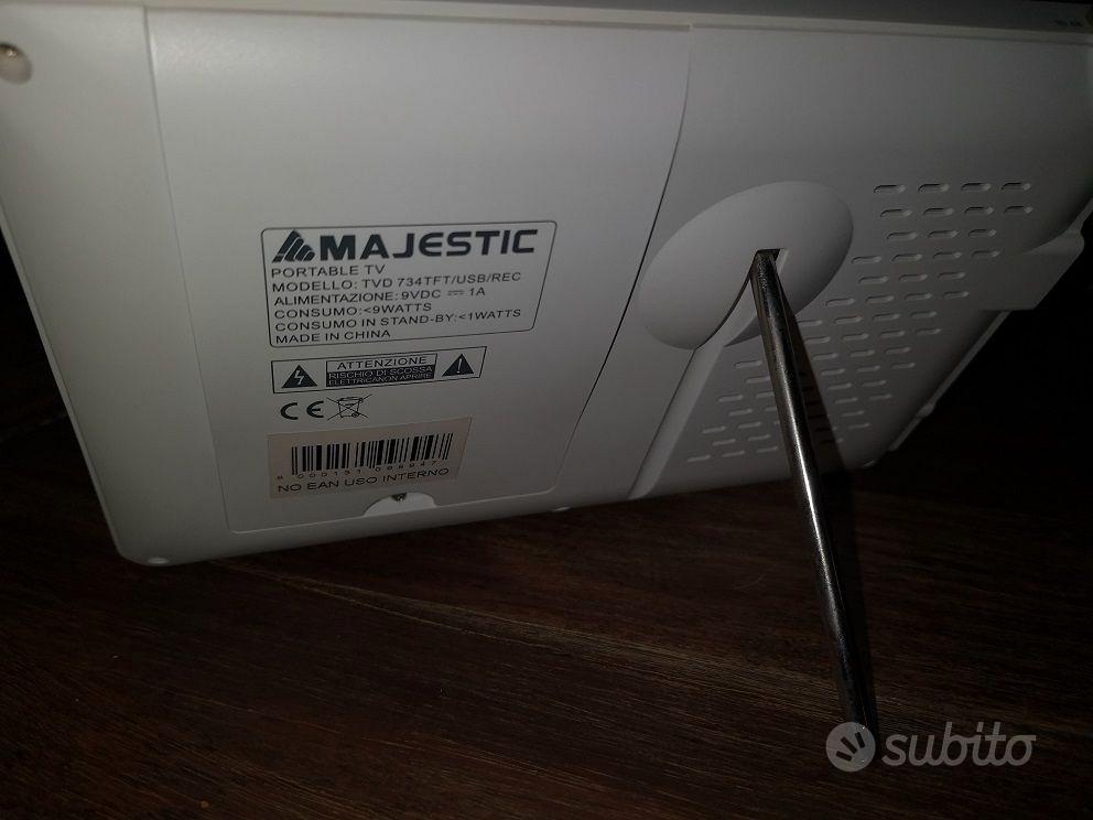 Tv portatile majestic 7 - Audio/Video In vendita a Treviso