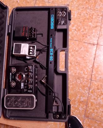 Pedaliera zoom G2.1u + pedali singoli + case boss
