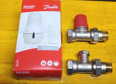 4 KIT DANFOSS valvola, detentore e termostatica 