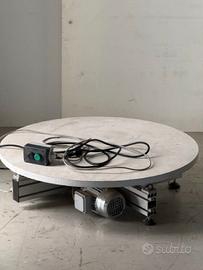 Piattaforma girevole elettrica 360°