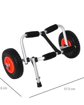 Carrello porta kayak