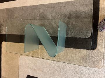 Tavolino da salone in vetro