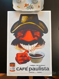Poster caffè Paulista Lavazza, quadro cucina a3