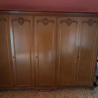 Armadio legno 5 ante 