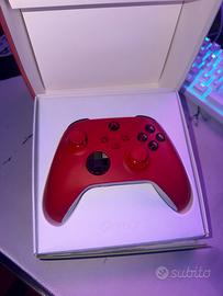 Controller xbox rosso e bianco