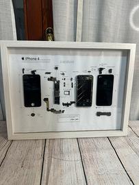 Quadro Iphone 4 smontato disassemblato teardown