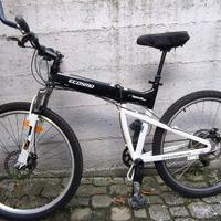 Mountain bike muscolare Ecosmo 26" pieghevole 