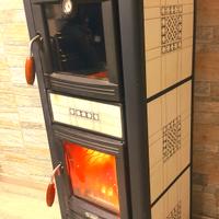 stufa a legna con forno