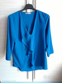 blusa con volant 