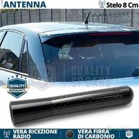 ANTENNA CORTA 8CM per LANCIA in FIBRA DI CARBONIO