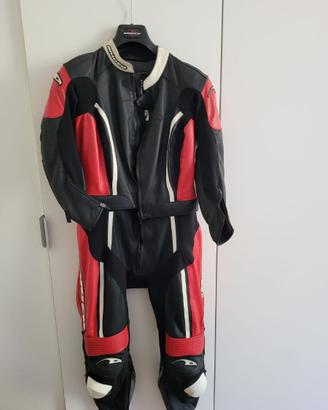 Tuta pelle donna XL + guanti XXS GIMOTO